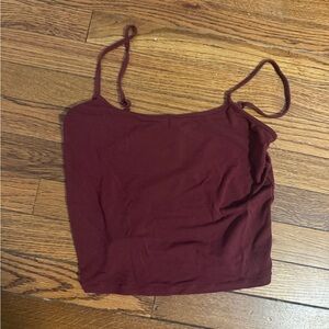 SKIMS Sleep Cami burgundy